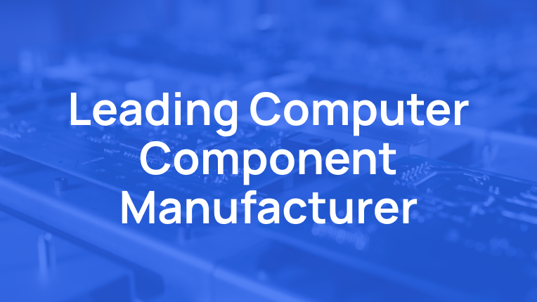 Leading Computer Component Manufacturer Feature Logo Image