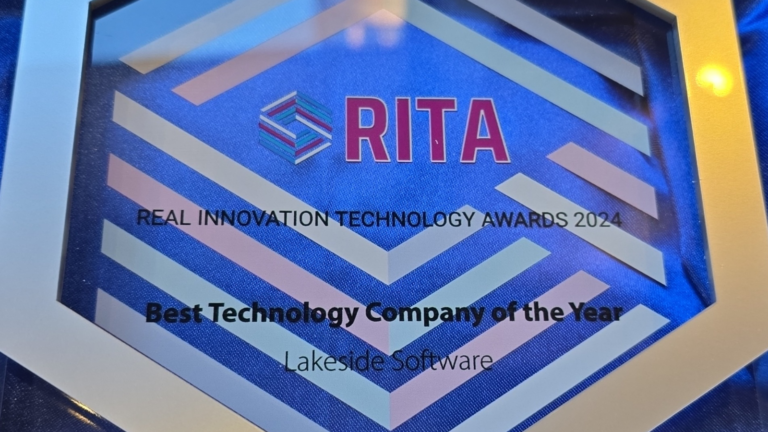Lakeside Software Named Technology Company of the Year by Real Innovation Technology Awards (RITA)